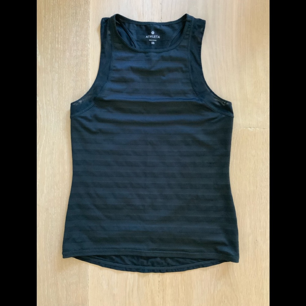 Black athletic tank from Athleta Sz XS